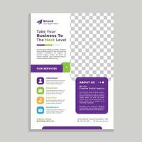 New Corporate business flyer template vector