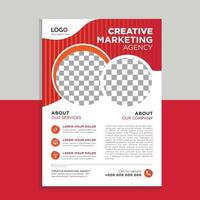 New Corporate business flyer template vector