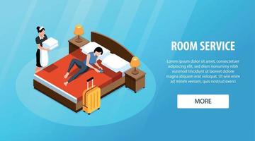 Room Service Banner vector