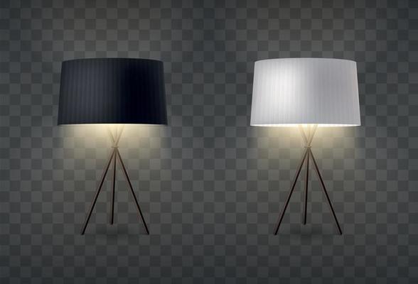 Table Lamp Transparent Composition