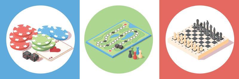 Board Games Compositions Set