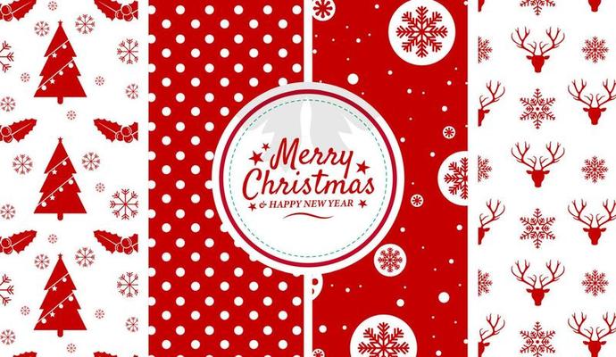 Merry Christmas Greeting cards with tree Branches christmas tree. Christmas background Vector illustration