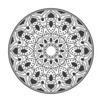 Ornamental mandala background vector