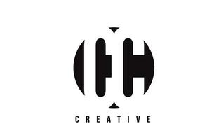 CC C C White Letter Logo Design with Circle Background. vector