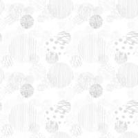 Vector modern gray seamless background with hand drawn abstract round elements, doodles. Use it for wallpaper, textile print, pattern fill, web, texture, wrapping paper, design presentation