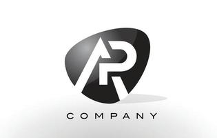 AP Logo.  Letter Design Vector. vector