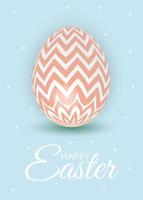 Abstract Happy Easter Template Holiday Background Vector Illustration