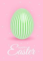 Abstract Happy Easter Template Holiday Background Vector Illustration