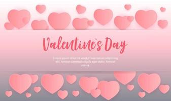 Valentine's Day Love and Feelings Sale Background Design. Vector illustration