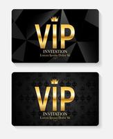 Luxury Members, Gift Card Template for your Business Vector Illustration