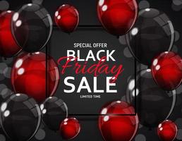 Black Friday Sale Banner Template. Vector Illustration