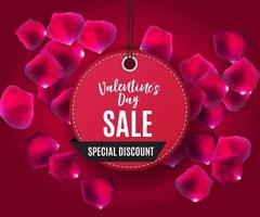 Valentine's Day Love and Feelings Sale Background Design. Vector illustration