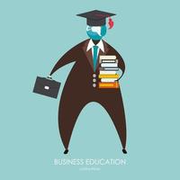 Business Education Concept. Trends and innovation in education. vector