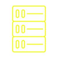 Server on white background vector