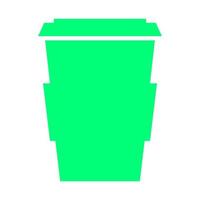 Coffee cup on white background vector