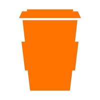 Coffee cup on white background vector