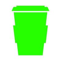 Coffee cup on white background vector