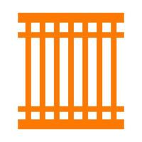 Prison on a white background vector