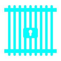 Prison on a white background vector