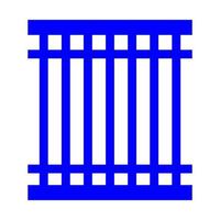 Prison on a white background vector