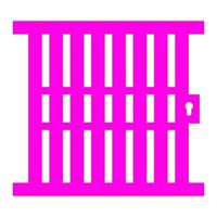Prison on a white background vector