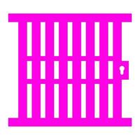 Prison on a white background vector