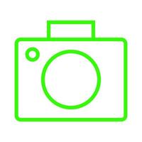 Photo camera on white background vector