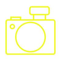 Photo camera on white background vector