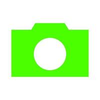 Photo camera on white background vector