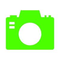 Photo camera on white background vector