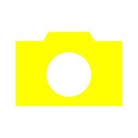 Photo camera on white background vector
