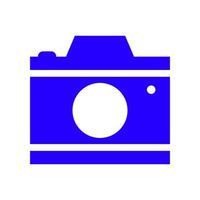 Photo camera on white background vector