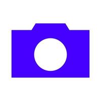 Photo camera on white background vector