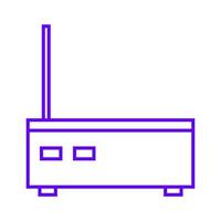 Router on a white background vector