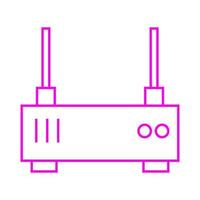Router on a white background vector