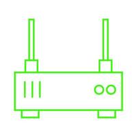 Router on a white background vector