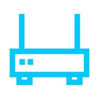 Router on a white background vector