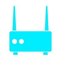 Router on a white background vector