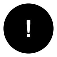 Warning sign on white background vector