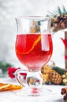 sparkling mulled wine christmas holiday cocktail party grog wine spices