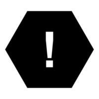 Warning sign on white background vector