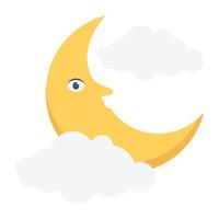 Moon Vector Icon