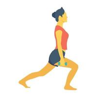 Cardio Exercise Color Vector