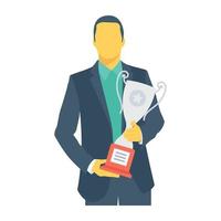 Trophy Colored Vector
