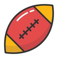A Rugby Ball vector