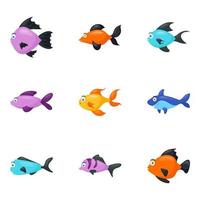 Tropical Fishes Concepts vector