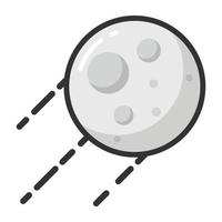 Trendy Asteroid Concepts vector