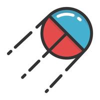 Trendy Meteorite Concepts vector