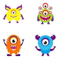 Halloween Monster Concepts vector