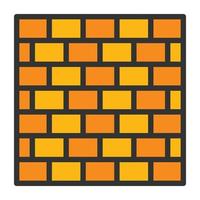 Trendy Brick Wall vector